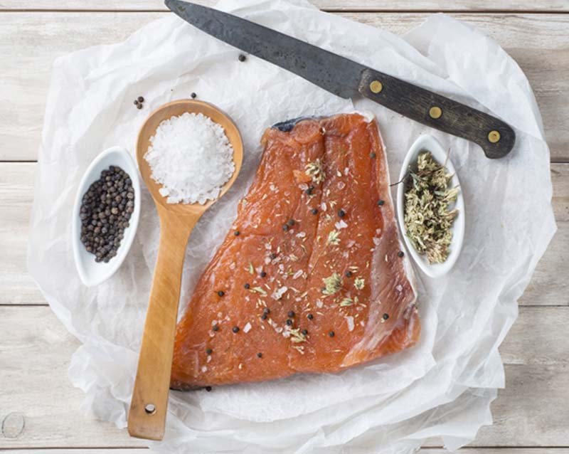 Räucherfisch Salzlake